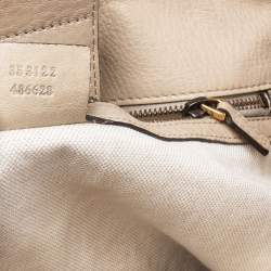 Pre Owned Gucci Beige GG Canvas and Leather Miss GG Tote