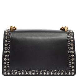 Pre Owned Gucci Black Leather Dionysus Studded Shoulder Bag