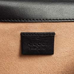 Pre Owned Gucci Black Leather Dionysus Studded Shoulder Bag