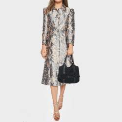 Pre Owned Gucci Black GG Canvas and Leather Royal Tote