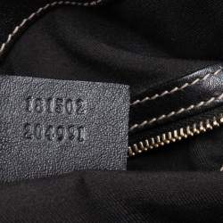 Pre Owned Gucci Black GG Canvas and Leather Royal Tote