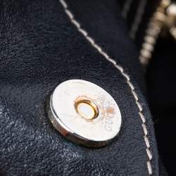 Pre Owned Gucci Black GG Canvas and Leather Royal Tote