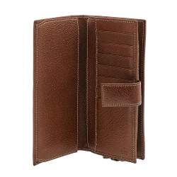Gucci Beige/Brown GG Canvas And Leather Wallet