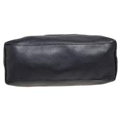 Pre Owned Gucci  Black Leather Medium Soho Tote