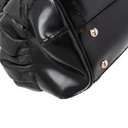Pre Owned Gucci Black Leather Large Dialux Queen Tote