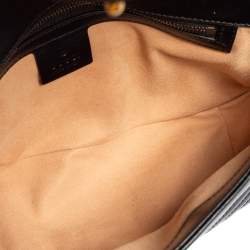 مملوكة مسبقًا حقيبة كتف غوتشي جلد ماتيلاس أسود مارمونت جي جي صغيرة