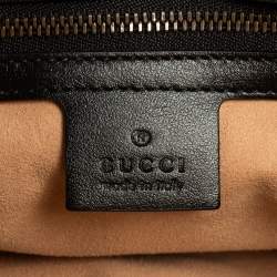 مملوكة مسبقًا حقيبة كتف غوتشي جلد ماتيلاس أسود مارمونت جي جي صغيرة