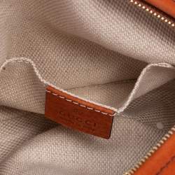 Pre Owned Gucci Cinnamon Brown Nubuck Leather Mini Soho Disco Shoulder Bag