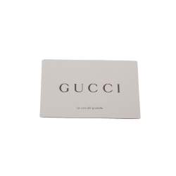 Pre Owned Gucci Metallic Silver Leather 58 Clutch