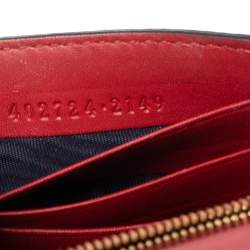 Pre Owned محفظة غوتشي كانفاس مقوى سوبريم جي جي بيج مزهرة بسلسلة