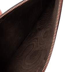 Gucci Pink Python And Leather Craft Tote