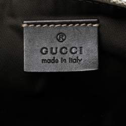 Pre Owned Gucci Beige/Brown GG Supreme Canvas Messenger Diaper Bag 
