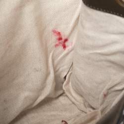 Pre Owned Gucci Dark Grey Guccissima Patent Leather Large Emily Chain Shoulder Bag