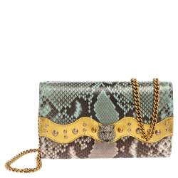 Jackie 1961 small python shoulder bag in multicolour python