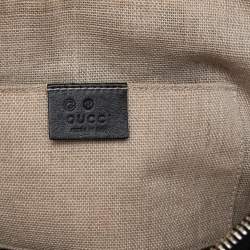 Pre Owned Gucci Black Microguccissima Leather Mini Dome Bag