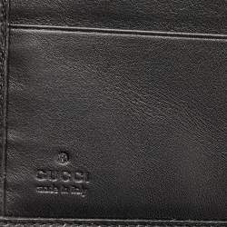 مملوكة مسبقً ا محفظة مضغوطة غوتشي جلد أسود