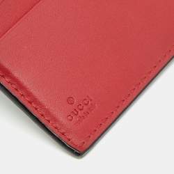 Pre Owned محفظة بقلاب غوتشي فرنش كانفاس سوبريم جي جي بيج/أزرق مور دة