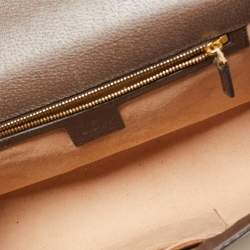 Gucci Multicolor GG Supreme Bengal Canvas and Leather Medium Padlock Shoulder Bag