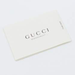 مملوكة مسبقًا حقيبة كتف غوتشي سيلفي جلد أوف وايت صغيرة