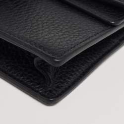 Pre Owned Gucci Black Leather Super Mini Dionysus Shoulder Bag