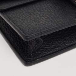 Pre Owned Gucci Black Leather Super Mini Dionysus Shoulder Bag