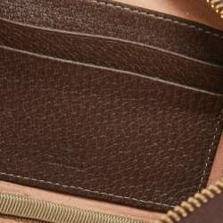 Pre Owned Gucci Beige/Ebony GG Supreme Coated Canvas and Leather Ophidia Belt Bag