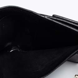 Gucci Black GG Canvas and Leather French Wallet