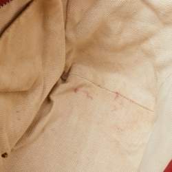 Pre Owned Gucci Red Leather Mini Swing Tote 