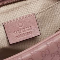 Pre Owned حقيبة كروس غوتشي صنشاين ديسكو جلد ميكروغوسيشيما وردي