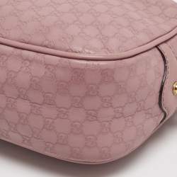 Pre Owned حقيبة كروس غوتشي صنشاين ديسكو جلد ميكروغوسيشيما وردي