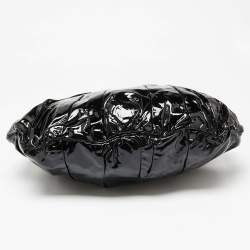 مملوكة مسبقًا Gucci Black Patent Leather Large Hysteria Tote