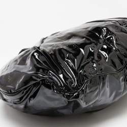 مملوكة مسبقًا Gucci Black Patent Leather Large Hysteria Tote