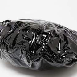 مملوكة مسبقًا Gucci Black Patent Leather Large Hysteria Tote