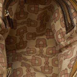 Gucci Beige/Gold GG Canvas Jolicoeur Charms Messenger Bag