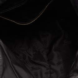 مملوكة مسبقًا Gucci Black Patent Leather Large Hysteria Hobo