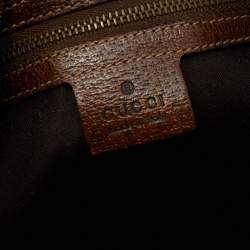 Pre Owned Gucci Beige GG Canvas Grommet Straps Pelham Tote