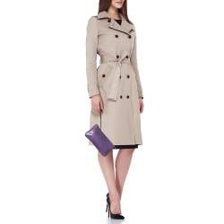 مملوكة مسبقًا حقيبة كلتش غوتشي جلد بنفسجي بحمالة معصم