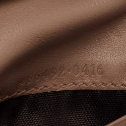 مملوكة مسبقًا Gucci Dusky Pink Matelassé Leather GG Marmont Card Case