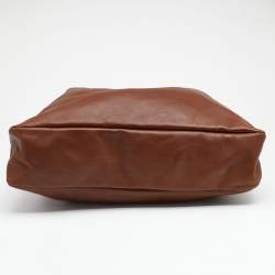 مملوكة مسبقًا Gucci Brown Leather Horsebit Hobo