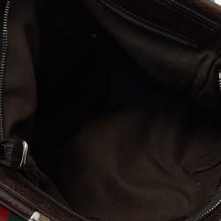 Pre Owned Gucci Beige GG Canvas Medium Web Double Pocket Messenger Bag