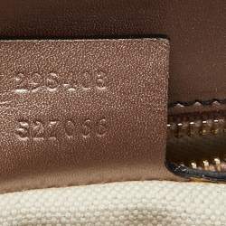 Pre Owned Gucci Old Rose Guccissima Patent Leather Large Emily Chain Shoulder Bag