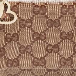 Pre Owned محفظة بسلسلة غوتشي كانفاس جي جي كريستال بيج