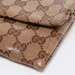 Pre Owned محفظة بسلسلة غوتشي كانفاس جي جي كريستال بيج