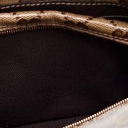 Pre Owned محفظة بسلسلة غوتشي كانفاس جي جي كريستال بيج