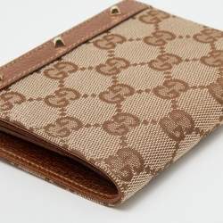 مملوكة مسبقًا محفظة غوتشي جلد و كانفاس جي جي بيج مرصعة