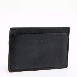 Gucci Black Leather Card Holder