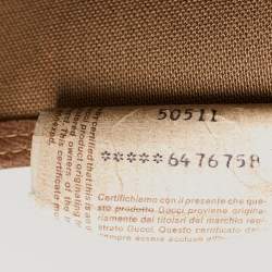 Pre Owned  Gucci Brown/Beige GG Supreme Canvas Web Tote 
