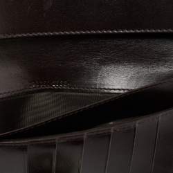 مملوكة مسبقًا Gucci Brown Animal Print  Patent Leather Hysteria Wallet