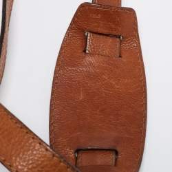 Pre Owned Gucci Brown/Beige GG Canvas and Leather Medium Marrakech Shoulder Bag