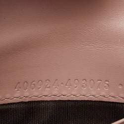 مملوكة مسبقًا Gucci Dusty Pink Guccissima Leather Bow Card Case
